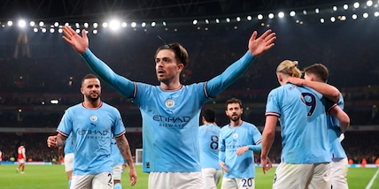 Manchester City, tris all'Arsenal e aggancio in vetta alla Premier