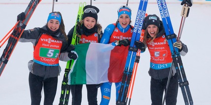 Mondiali Biathlon, impresa Italia: oro nella staffetta femminile!
