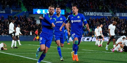 Liga, festa Getafe: l'ex Roma Mayoral stende il Valencia!