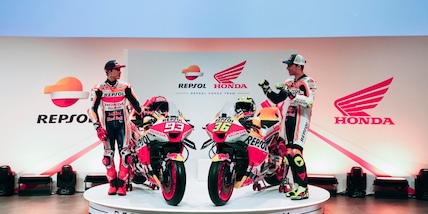 MotoGP Honda 2023, Marquez e Mir: la presentazione