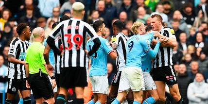City-Newcastle, che rissa Haaland! L'Arsenal rimonta al 98', Tottenham ko