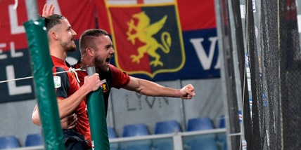 Genoa, controsorpasso al Bari: Gilardino secondo, poker al Cosenza