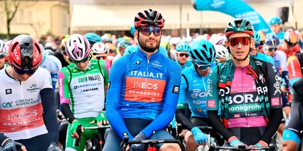 Ciclismo, Ganna re del tempo (e delle previsioni)