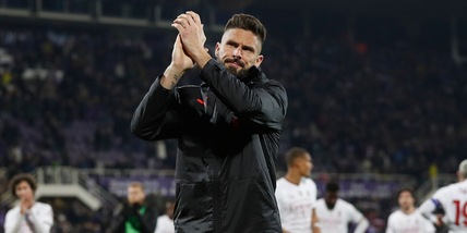 Tottenham-Milan, sollievo Pioli: Giroud a disposizione