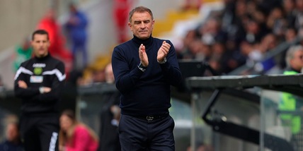 Spezia-Inter, conferenza Semplici: l'Inter, Nzola e i dubbi di formazione