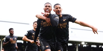 Arsenal, tris al Fulham: Arteta a +5 su Guardiola. United, pareggio in casa