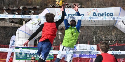 Snow Volley: ad Aprica vincono Hanni-Burgmann-Berger