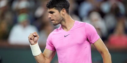 Indian Wells, Alcaraz vince e sono 100 in carriera: Griekspoor ko