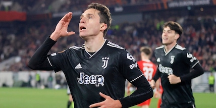 Poker Juve: quarti Europa League, Vlahovic-Chiesa gol e Di Maria riposato