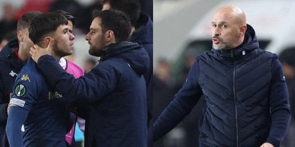 Fiorentina, Italiano: "Il pugno a Bianco è vergognoso. Ha il naso rotto"