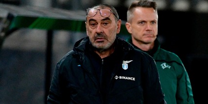 AZ-Lazio, Sarri: "Fuori giustamente, non abbiamo la struttura"