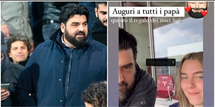 Cannavacciuolo allo stadio per Toro-Napoli: il regalo dei figli per lo Chef