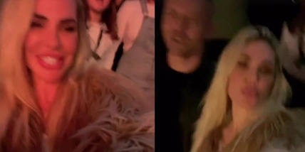 Ilary Blasi e Bastian scatenati al concerto dei Maneskin