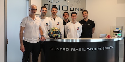 Gli atleti del Cuneo Volley in ottime mani con FisioOne
