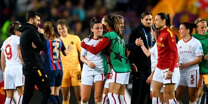 Spugna elogia la Roma che esce a testa alta dal Camp Nou