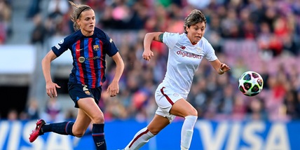 Women’s Champions League, Roma ko ai quarti: manita Barcellona