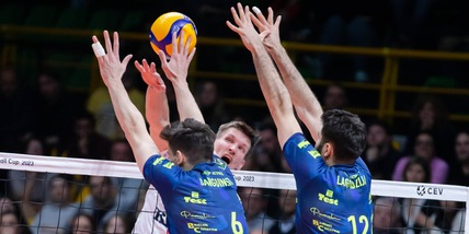 Cev Cup: Modena crolla in casa con il Knack Roeselare