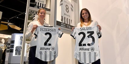 Juve Women, Salvai e Pedersen nel club dei 100: le loro maglie al J Museum