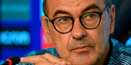 Sarri e l’allenamento della linea difensiva: “Picchi mai raggiunti con Chelsea e Juve"