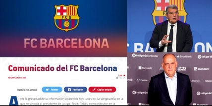 Barcellona, duro comunicato contro Tebas: "Deve dimettersi". Cosa sta succedendo