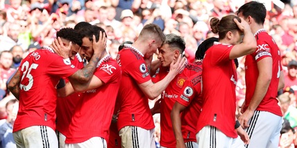 Premier League, Ten Hag non si ferma: Manchester United-Everton 2-0