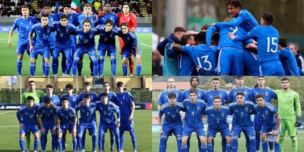 L'Italia fa il pieno di fasi finali: l'Under 20 ai Mondiali e le Under 21, 19 e 17 agli Europei