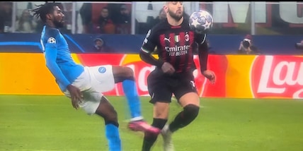 Milan-Napoli, Anguissa espulso. Spalletti perde anche Kim per il ritorno