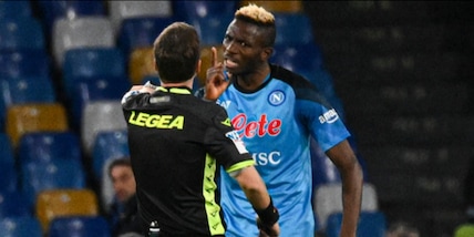 Osimhen furioso al fischio finale di Napoli-Verona: cosa è successo