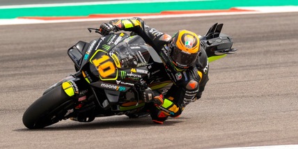 Marini 2° a Austin: Valentino Rossi festeggia il primo podio del fratello