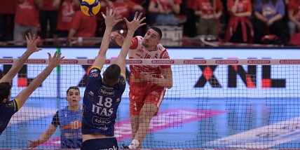 Play Off: Piacenza batte ancora Trento, serie in parità