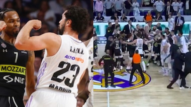Eurolega, rissa incredibile in Real Madrid-Partizan Belgrado
