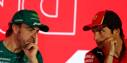 Ferrari, Sainz e i complimenti ad Alonso a Baku