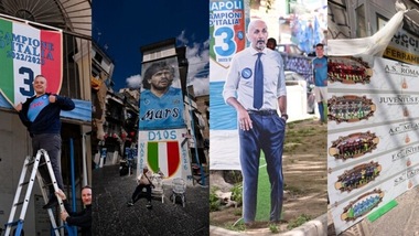 Napoli si veste a festa: così la città si prepara per lo Scudetto