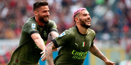 Theo Hernandez, gol pazzesco: coast to coast in Milan-Lazio FOTO