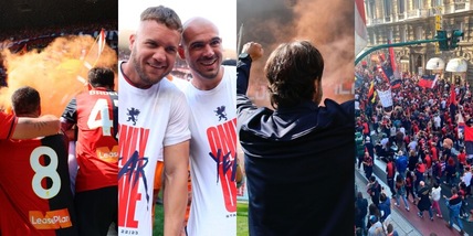 Genoa in Serie A: da Marassi alle strade della città, è festa grande