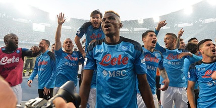 Napoli-Fiorentina 1-0: decide Osimhen su rigore, parte la festa al Maradona