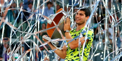 Alcaraz trionfa a Madrid, Struff ko in finale