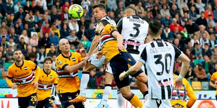 La Samp è in B: 2-0 Udinese con Pereyra e Masina. Salernitana ko a Empoli