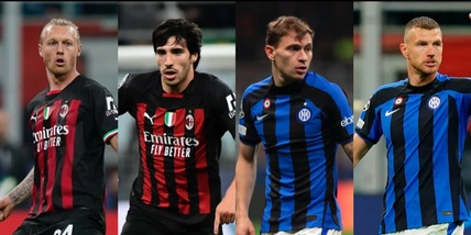 Kjaer affonda nella tempesta, Barella dinamo nerazzurra: pagelle Milan-Inter