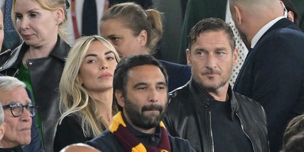 Totti e Noemi, prima ufficiale all'Olimpico per Roma-Bayer Leverkusen