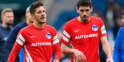 Jovetic non basta, l'Hertha crolla 5-2 a Colonia: retrocessione a un passo
