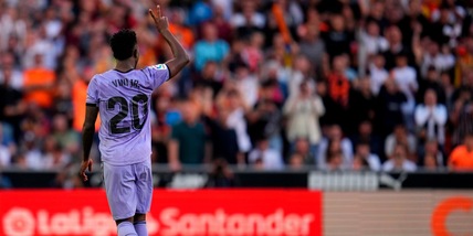 Vinicius, dietrofront Liga: nessun rosso e maxi stop alla curva Valencia