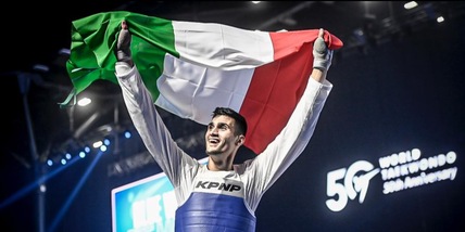 Taekwondo, Simone Alessio campione del mondo nella categoria -80kg