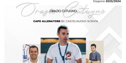 Serie A2: Orazio Cutugno è il nuovo coach del Bcc