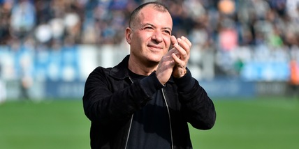 Lecce, conferenza Sticchi Damiani: Corvino, Baroni e la risposta a Gravina