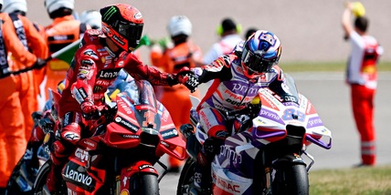 Bagnaia fino all'ultimo, ma Martin è pazzesco: Sachsenring, MotoGP da urlo