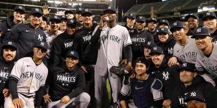 Baseball, gli Yankees celebrano German: la partita perfetta del pitcher