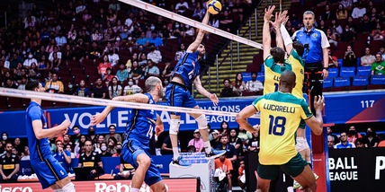 VNL: Italia formato Mondiale supera il Brasile in rimonta