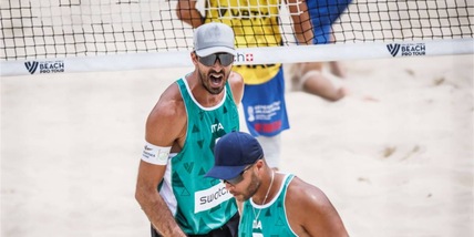 Le due coppie azzurre escono ai quarti