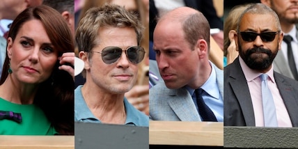 Wimbledon, dal principe William a Brad Pitt: quanti ospiti per Alcaraz-Djokovic!